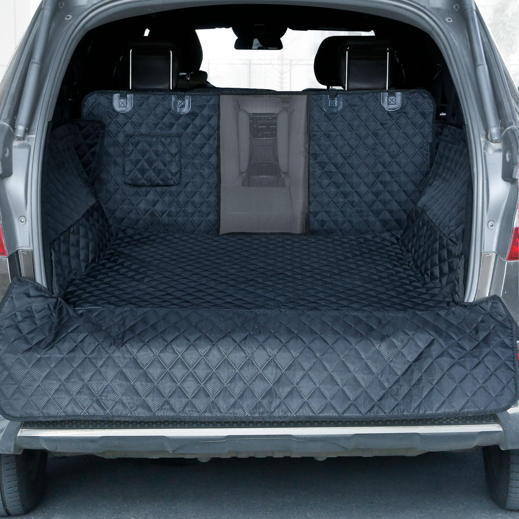 PETICON — Cubierta Protectora Impermeable para Maletero de SUV, Sedán y Van con Protector de Cajuela y Antideslizante para Perros