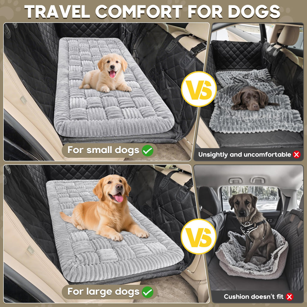 Loiion — Cama para Perro con Diseño Escocés y Funda Protectora para Sofá
