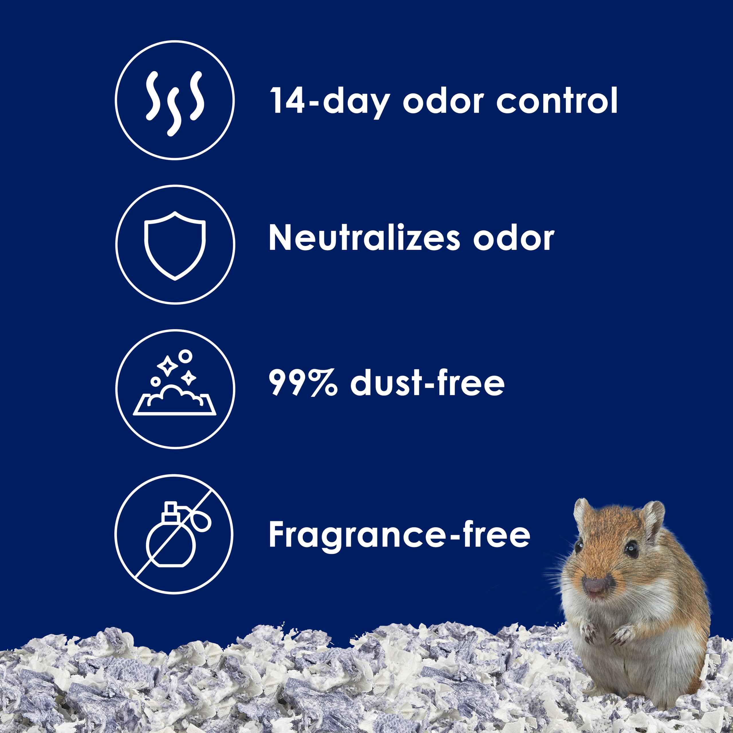 Kaytee Clean & Cozy Extreme Odor Control — Cama y Sustrato Absorbente con Control de Olores para Cobayos, Conejos, Hámsters, Jerbos y Chinchillas