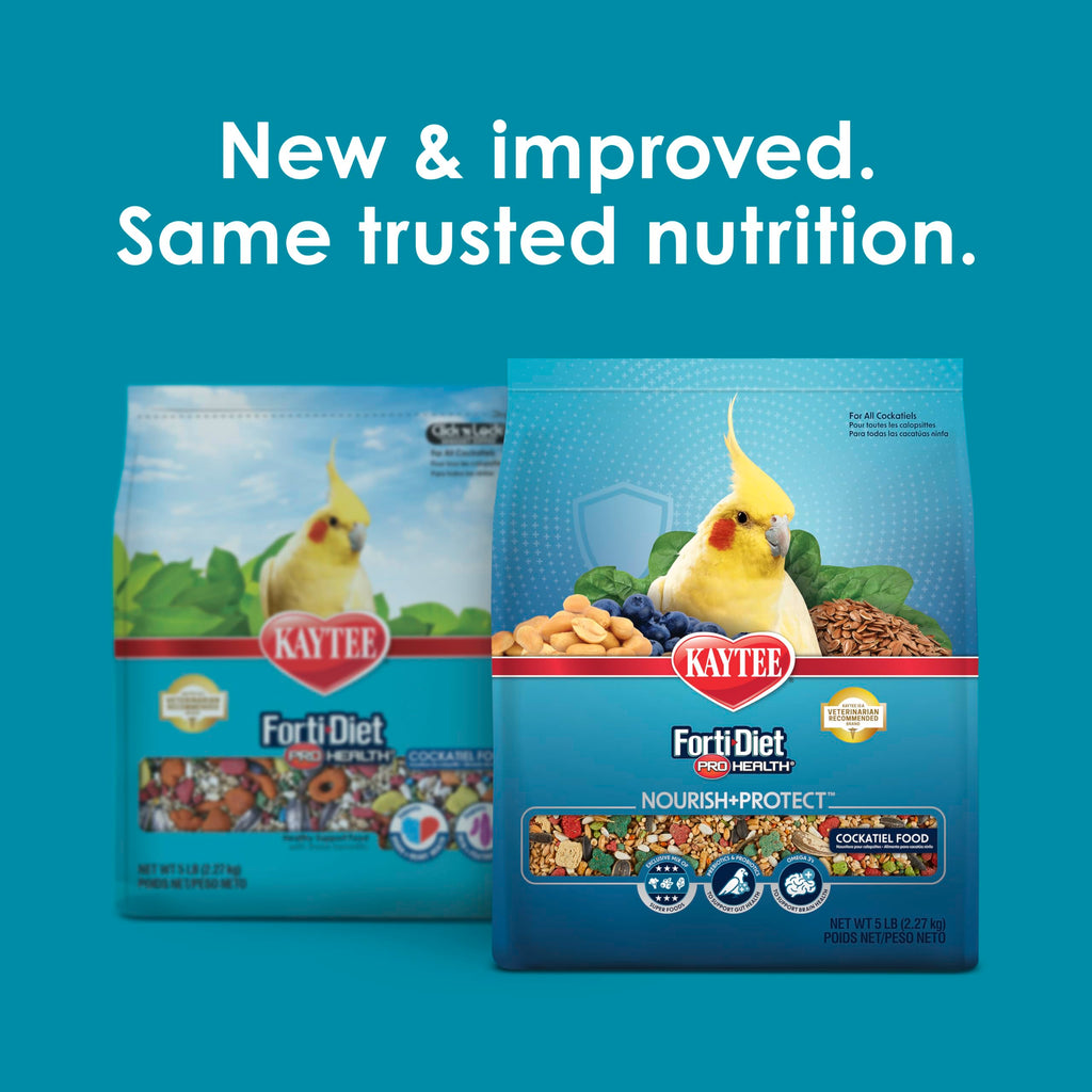 Kaytee Forti-Diet Pro Health Nourish+Protect — Alimento Nutritivo y Protector para Cacatúa