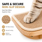 PELUO Curved — Cama Flotante para Gato con 2 Escalones de Pared y Percha de Ventana