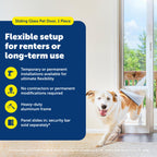 PetSafe Doggy Door — Puerta para Perros en Puertas Corredizas de Vidrio con Altura Ajustable