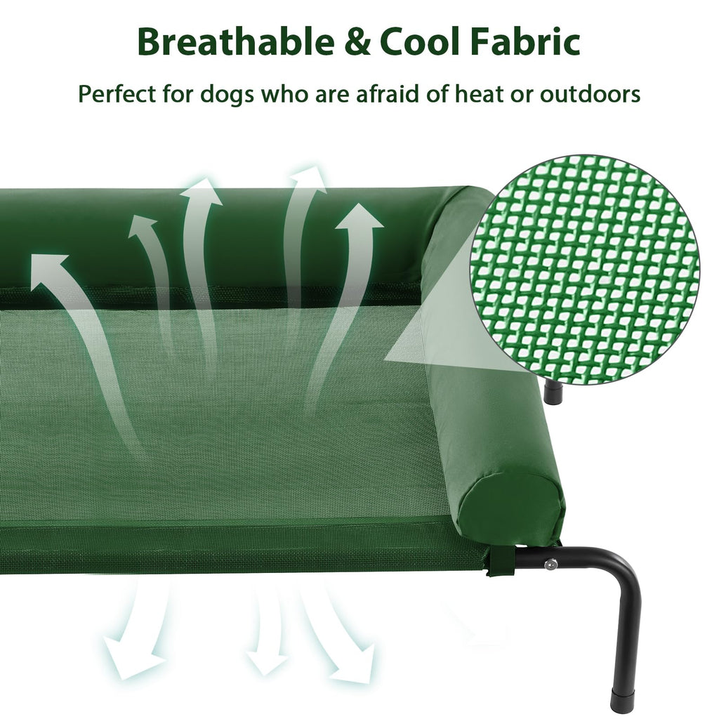 RRPETHOME — Cama Elevada Refrescante con Malla Transpirable y Patas Antideslizantes para Perros Grandes