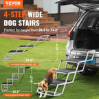 VEVOR — Escalera para Mascotas — Escalones para Subir a Cama, Sofá o Muebles para Perro y Gato