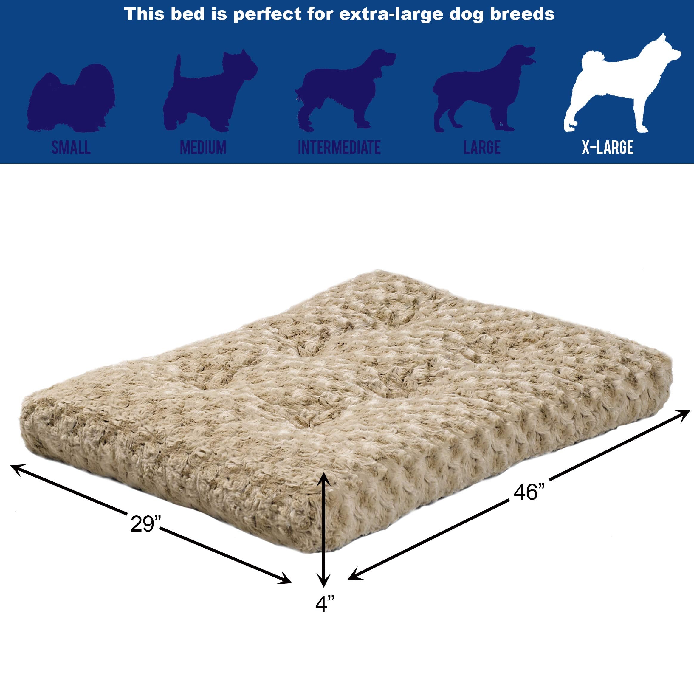Midwest Homes for Pets Deluxe — Cama Super Suave para Perro y Gato, Compatible con Jaulas, Lavable en Lavadora