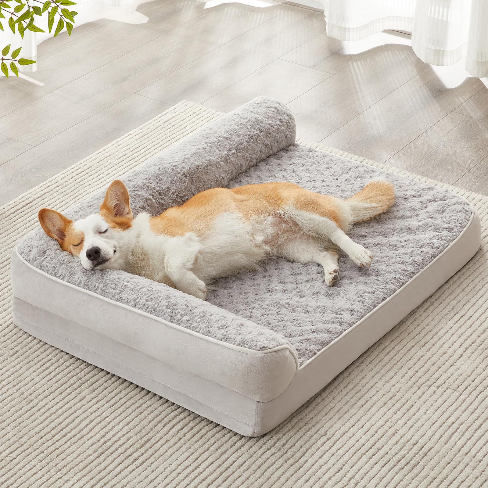 BFPETHOME — Cama Ortopédica Impermeable Estilo Sofá con Cubierta Lavable y Base Antiderrapante para Perros