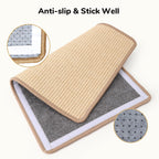 FUKUMARU — Tapete Rascador de Sisal Natural para Gato | Protege Tapetes y Sofás