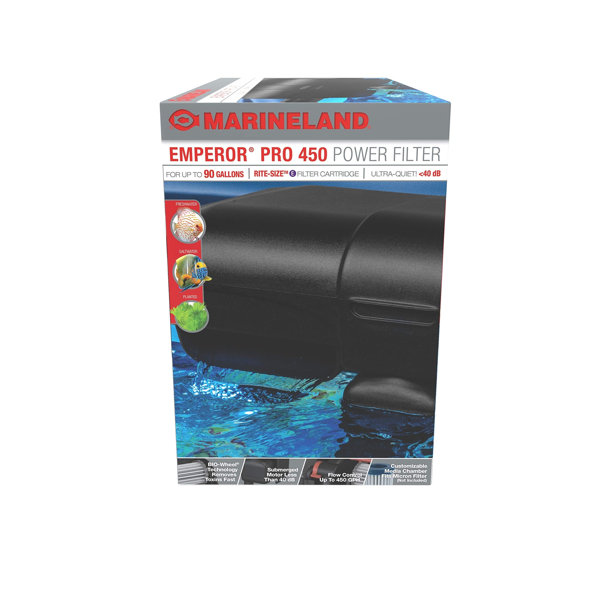 ML FLTR Emperor 400BD CT — Filtro Purificador de Agua para Acuarios y Mascotas