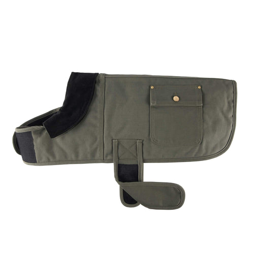 Carhartt Firm Duck — Abrigo Impermeable Acolchado para Perro, Resistente al Viento y Frío