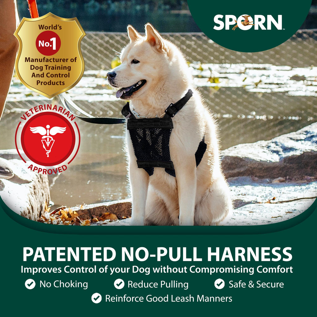 Sporn Mesh — Arnés Sin Jalar y Sin Ahorcar para Perro | Ideal para Entrenamiento