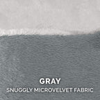 Furhaven Replacement Dog Bed Cover Sherpa & Suede Snuggery, Machine Washable - Blue, 26-inch