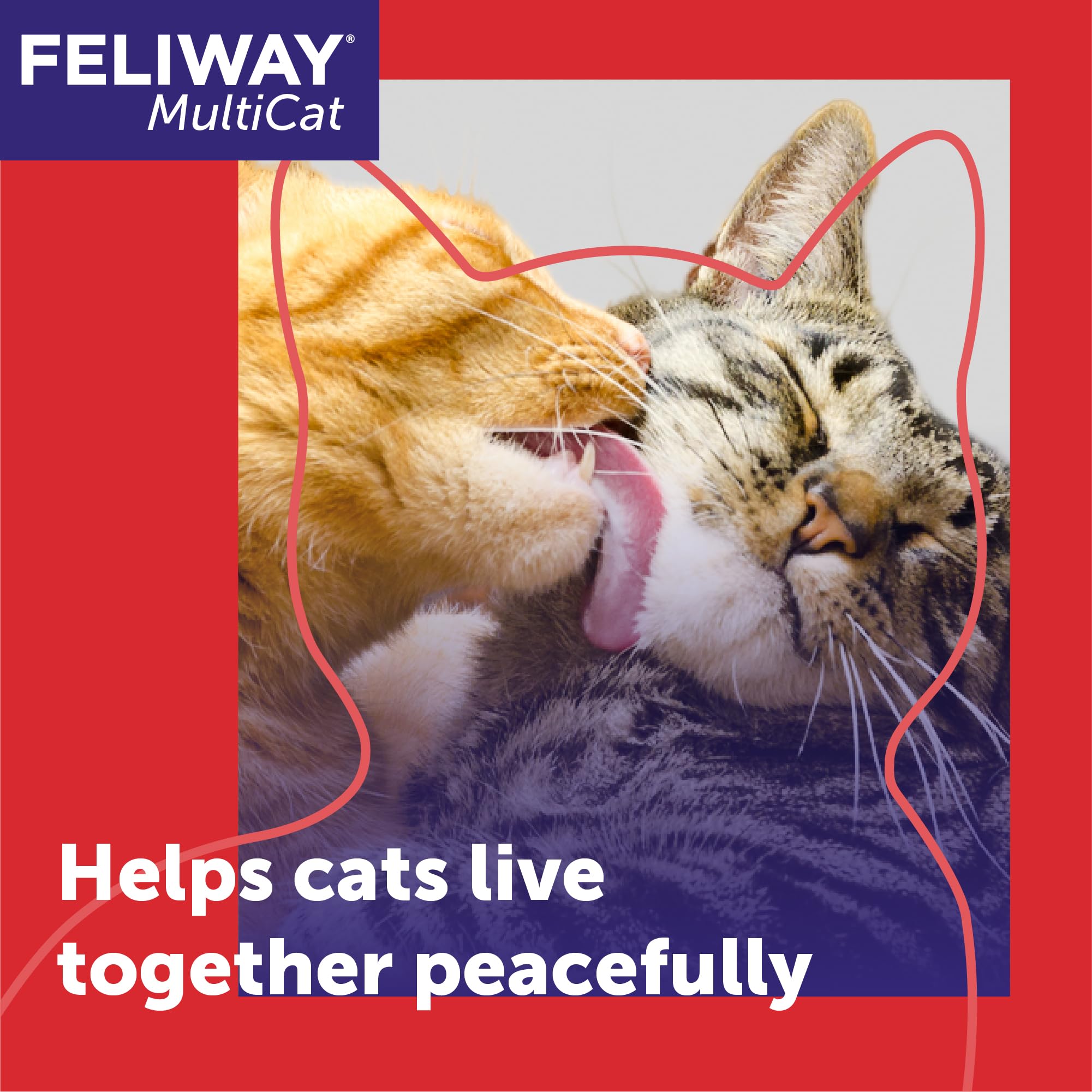 FELIWAY MultiCat — Repuesto de Feromonas Calmantes para Difusor 30 Días para Gatos