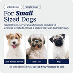 MidWest iCrate — Jaula Plegable de Doble Puerta con Divisor para Perros Medianos