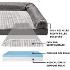 Furhaven Cooling Gel — Cama Refrescante con Gel para Perro