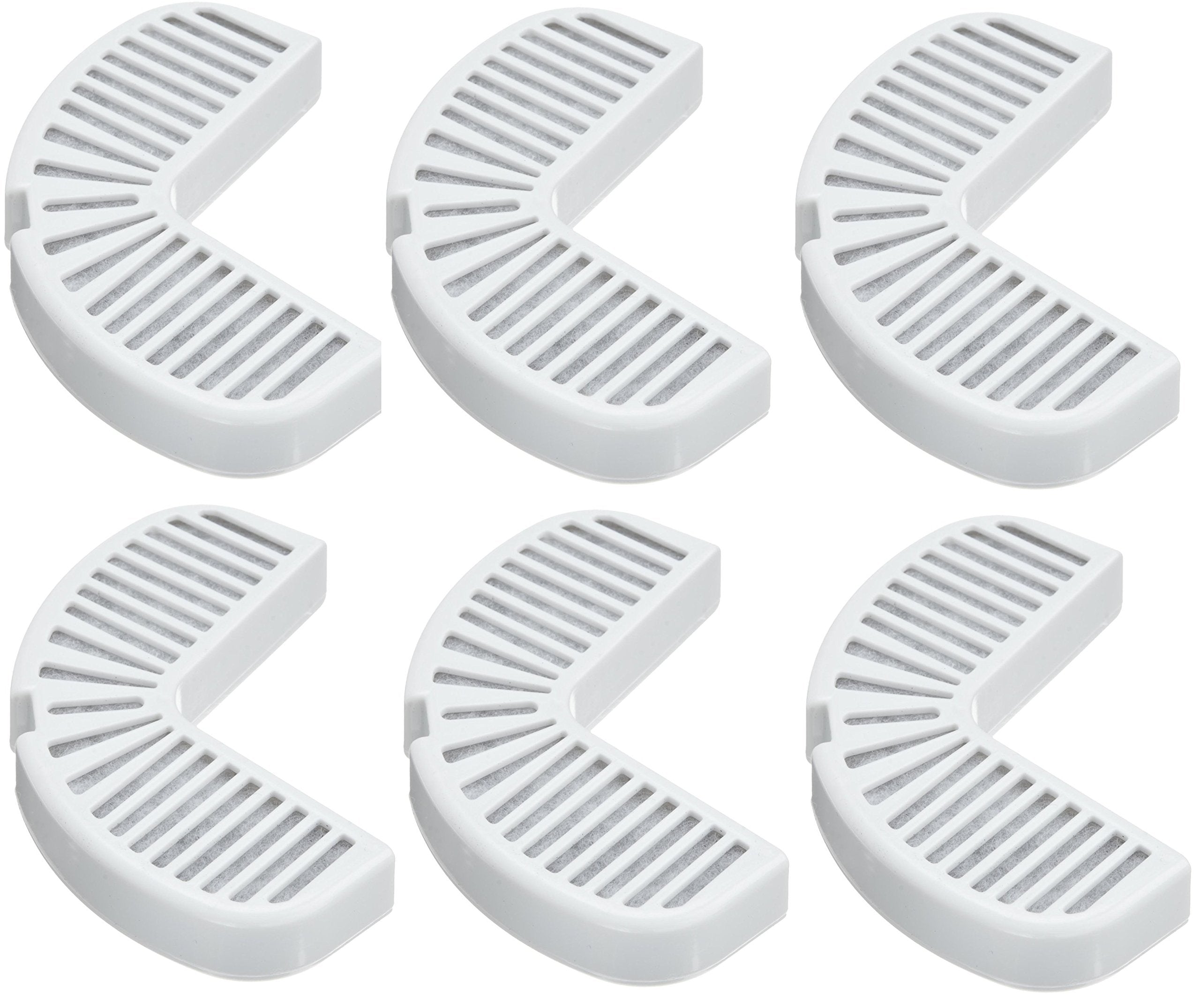 Pioneer Pet Raindrop — Filtros de Repuesto con Carbón Granulado para Fuentes Cerámicas y de Acero Inoxidable para Perros y Gatos