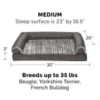Furhaven Cooling Gel — Cama Refrescante con Gel para Perro