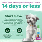 TropiClean Fresh Breath — Aditivo Dental para Agua, Limpieza de Dientes y Aliento Fresco para Perros