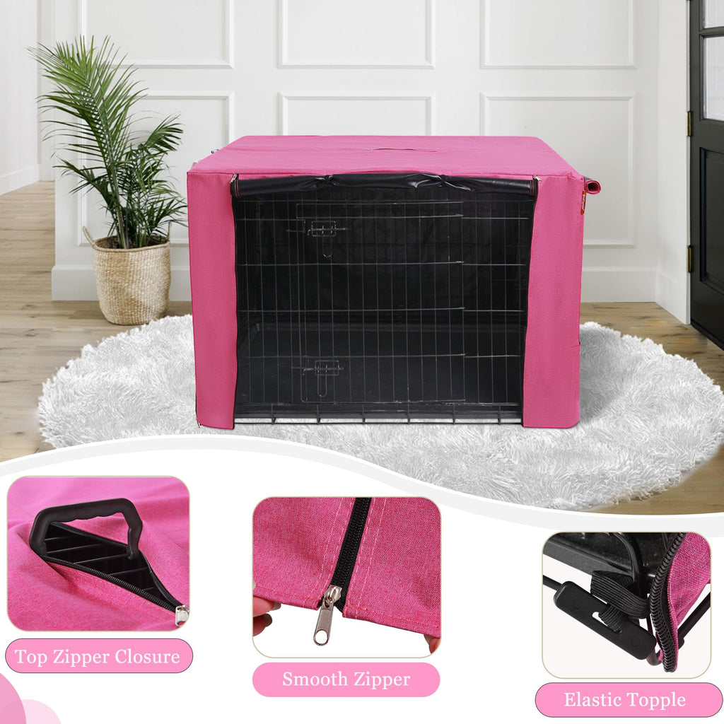 HiCaptain — Cubierta para Jaula de Perro en Poliéster 600D, Resistente al Viento y al Agua, para Uso Interior y Exterior