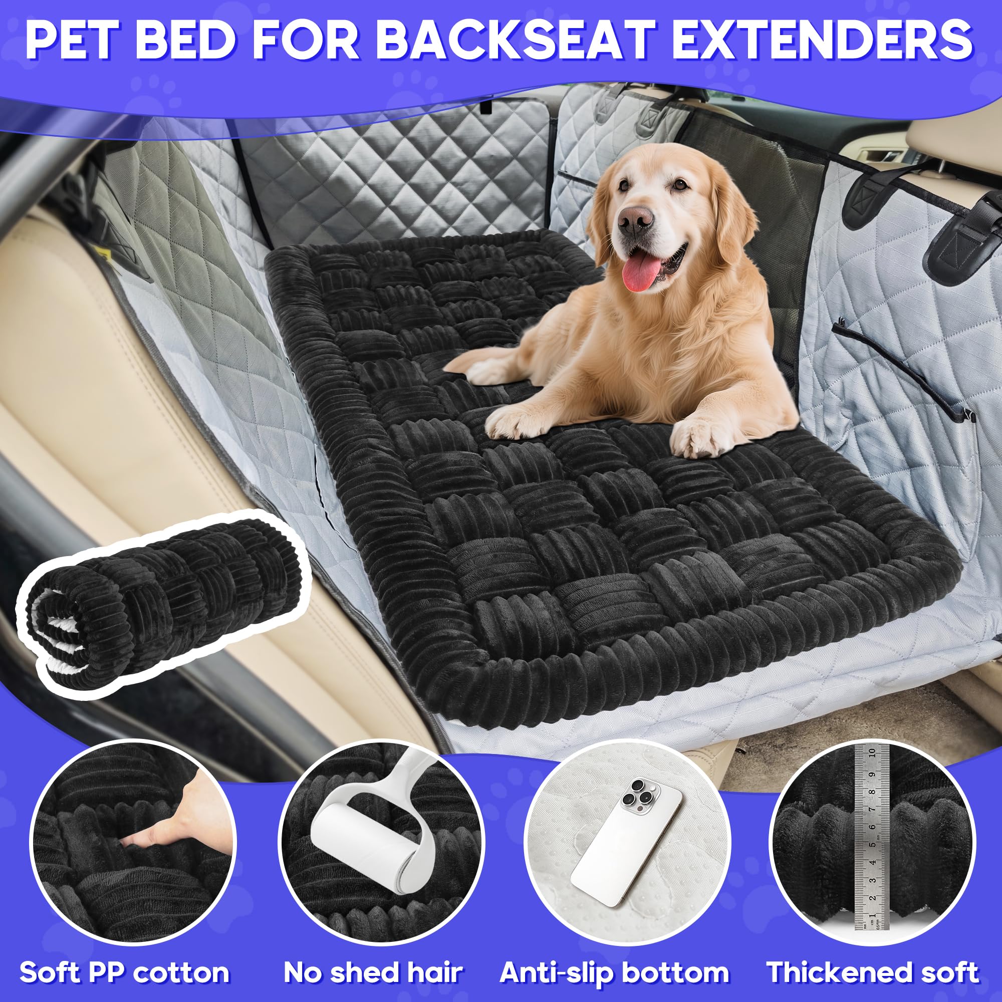 Loiion — Cama para Perro con Diseño Escocés y Funda Protectora para Sofá