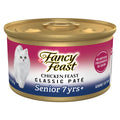 Purina Fancy Feast Paté Húmedo para Gatos Senior 7+ Años con Pollo Real — Paquete de 24 Latas de 85g