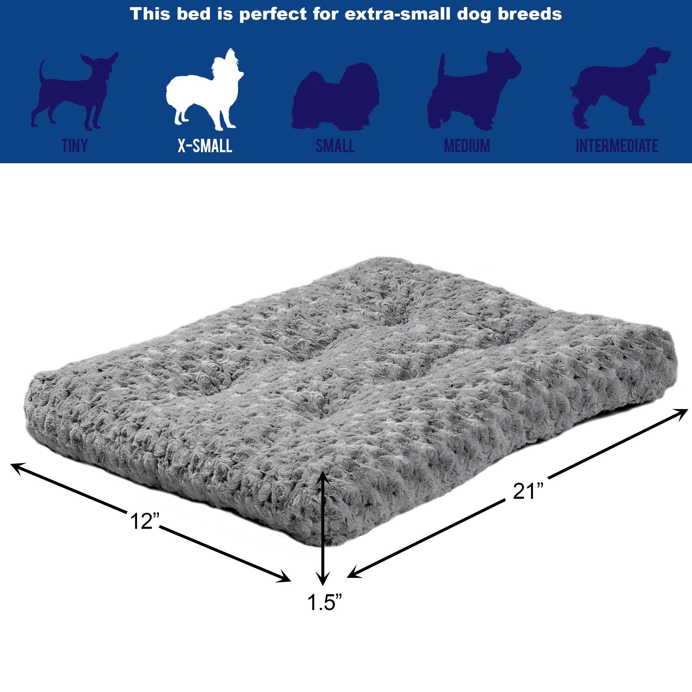 Midwest Homes for Pets Deluxe — Cama Super Suave para Perro y Gato, Compatible con Jaulas, Lavable en Lavadora