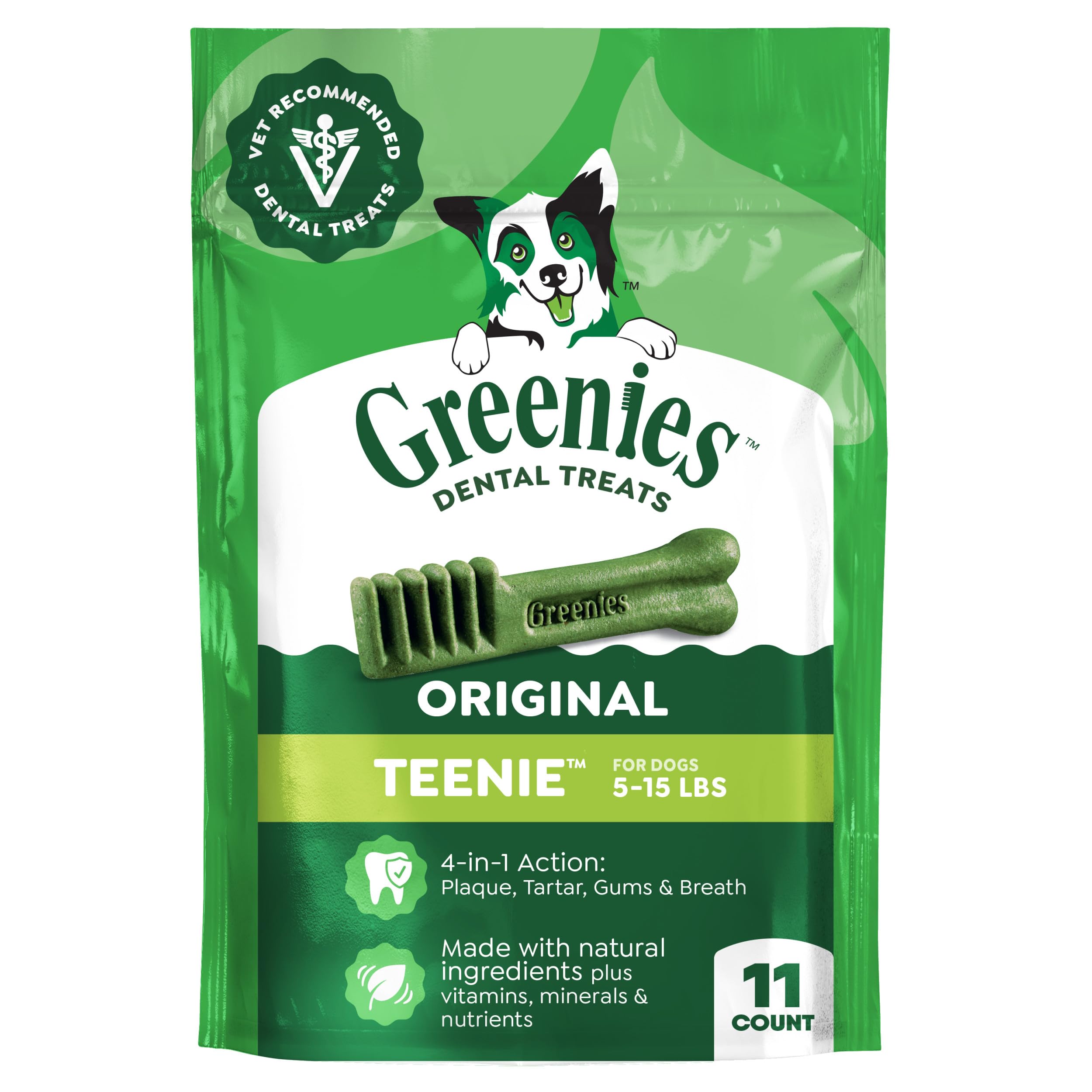 Greenies Teenie — Premios Dentales Naturales para Perro Pequeño