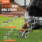 VEVOR — Escalera para Mascotas — Escalones para Subir a Cama, Sofá o Muebles para Perro y Gato