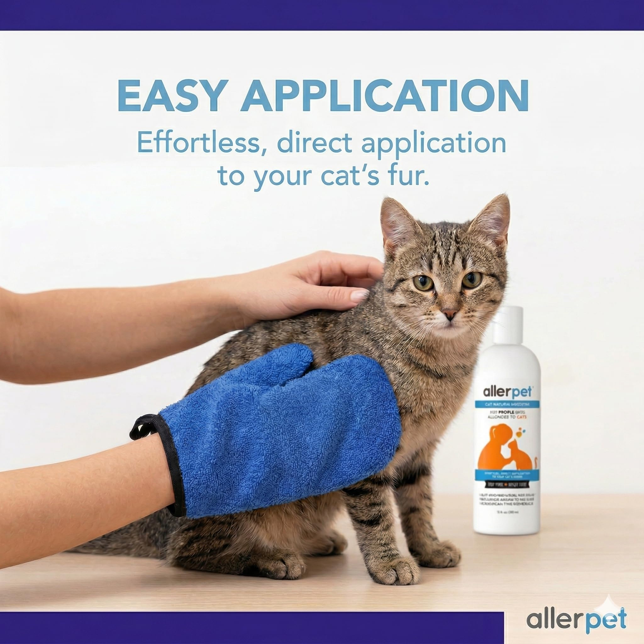 Allerpet Cat Dander Remover — Eliminador de Alérgenos y Caspa para Gato, Fórmula No Tóxica con Eficacia Científicamente Comprobada