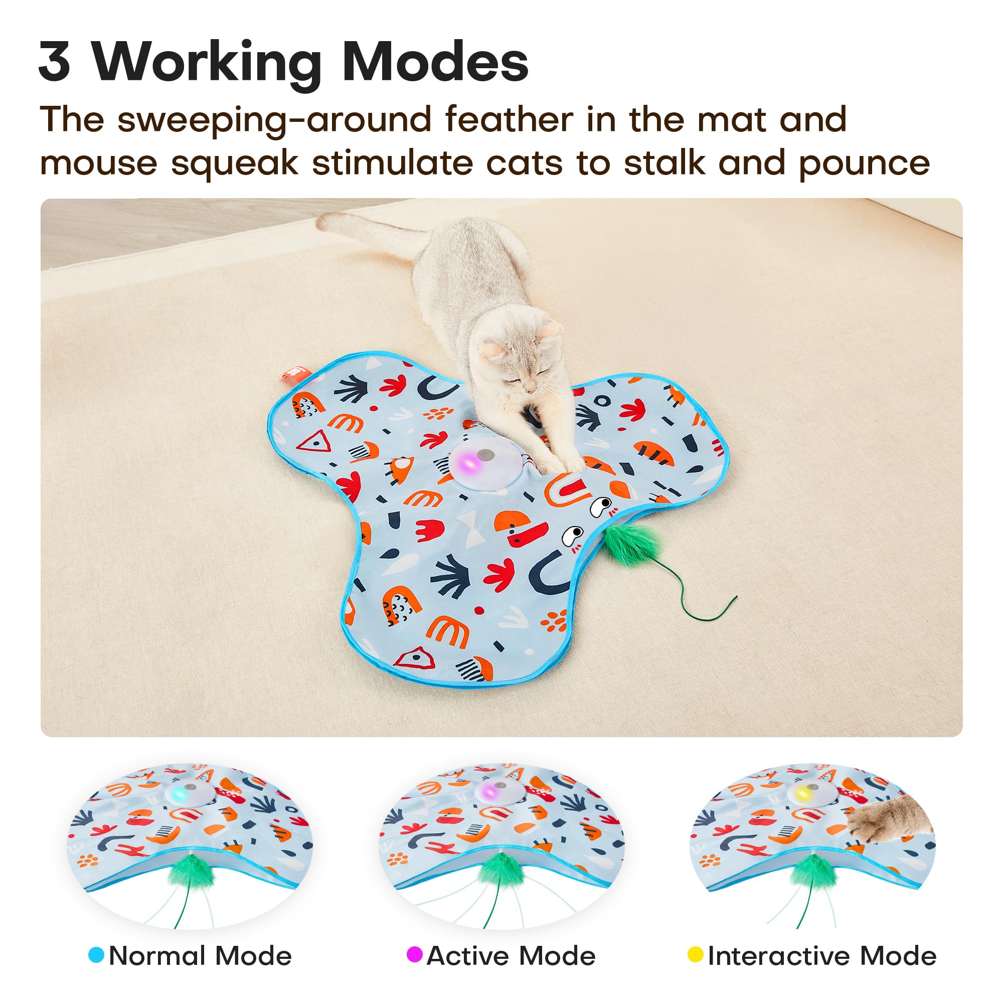 Potaroma Hide and Seek — Juguete Interactivo Escondite para Gato