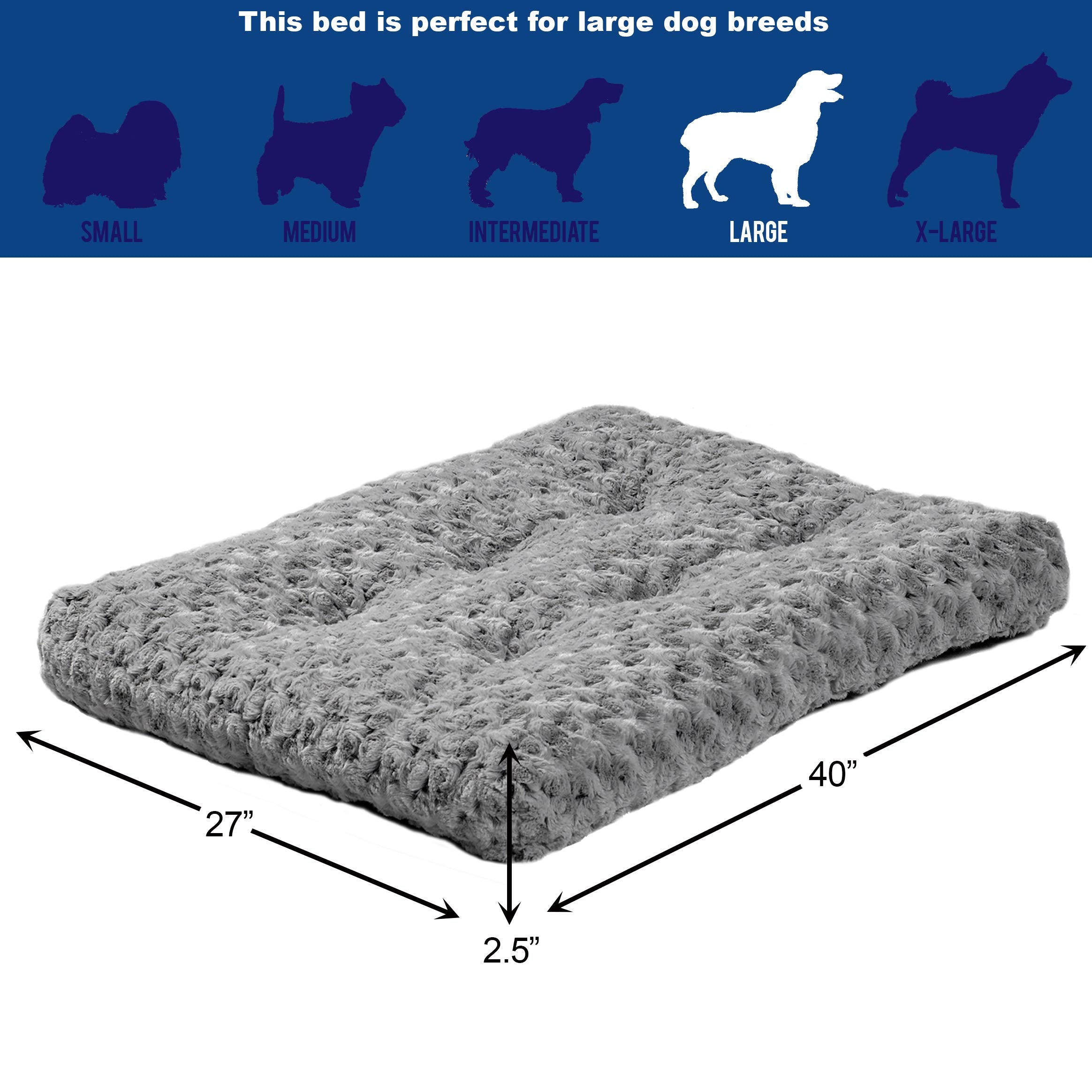 Midwest Homes for Pets Deluxe — Cama Super Suave para Perro y Gato, Compatible con Jaulas, Lavable en Lavadora