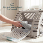 SportPet Designs — Transportadora Plegable para Gato con Puerta Lateral Abatible