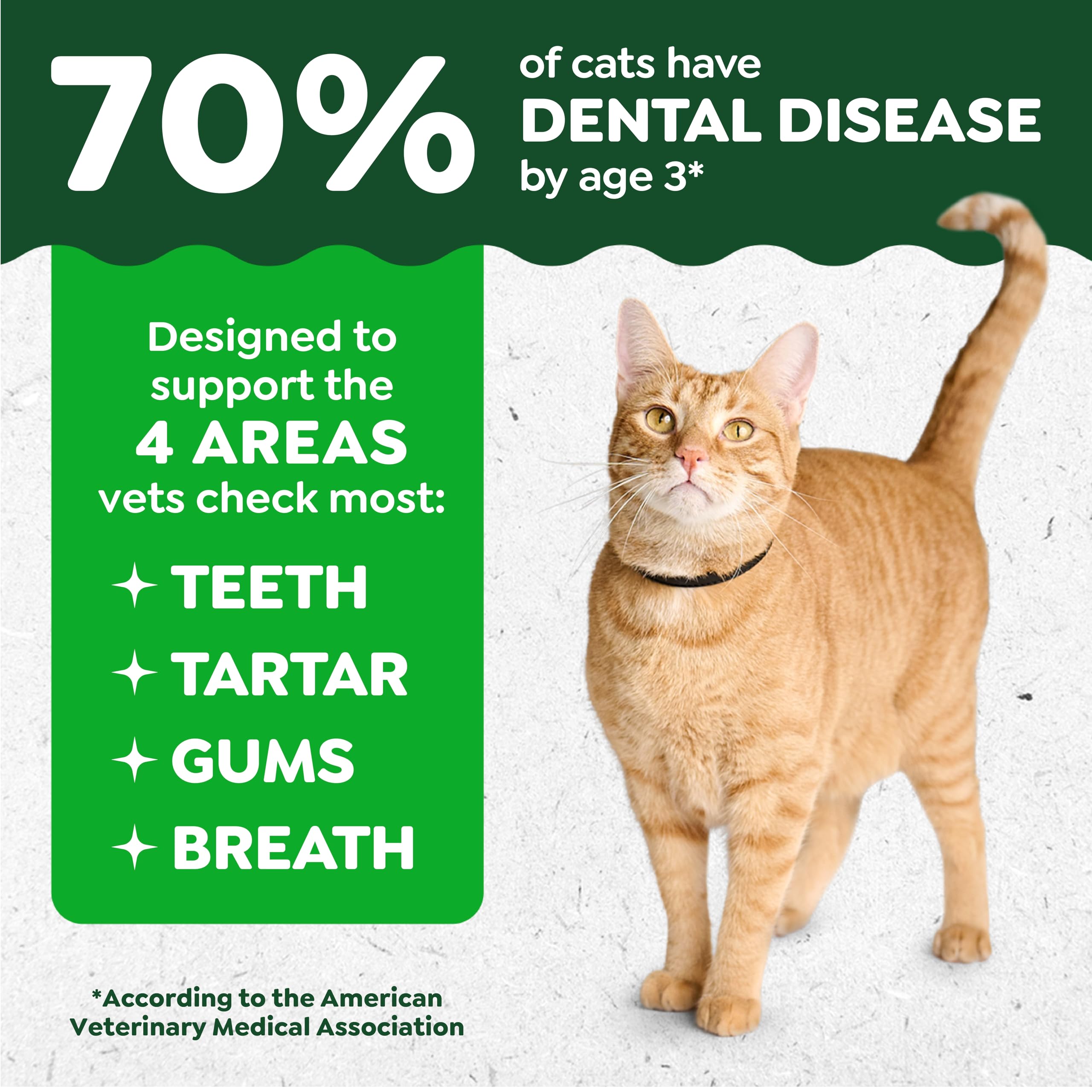 Greenies Feline Adult — Premios Dentales con Sabor a Salmón para Gato Adulto