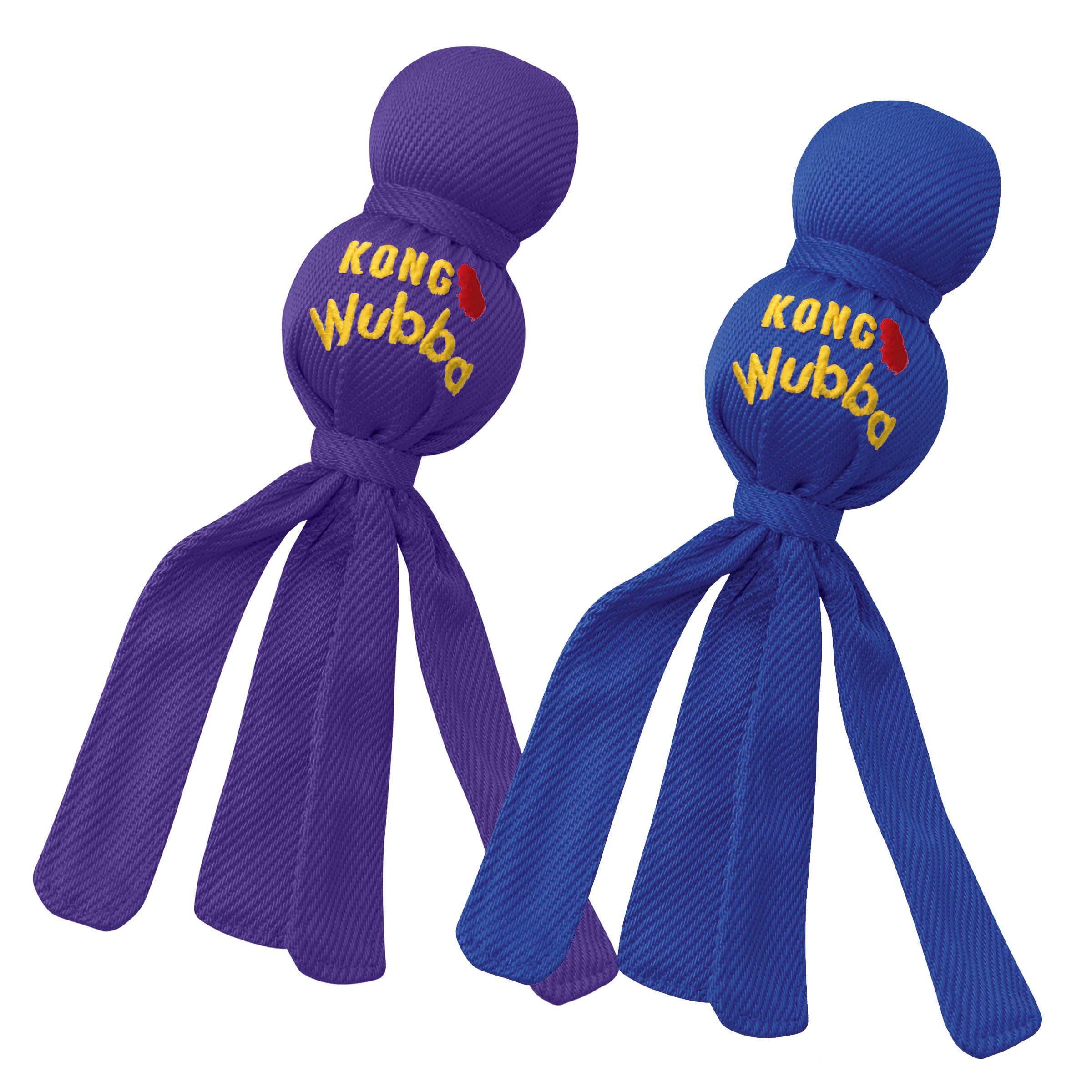 KONG Wubba — Juguete Interactivo de Halar y Lanzar con Chillador para Perro