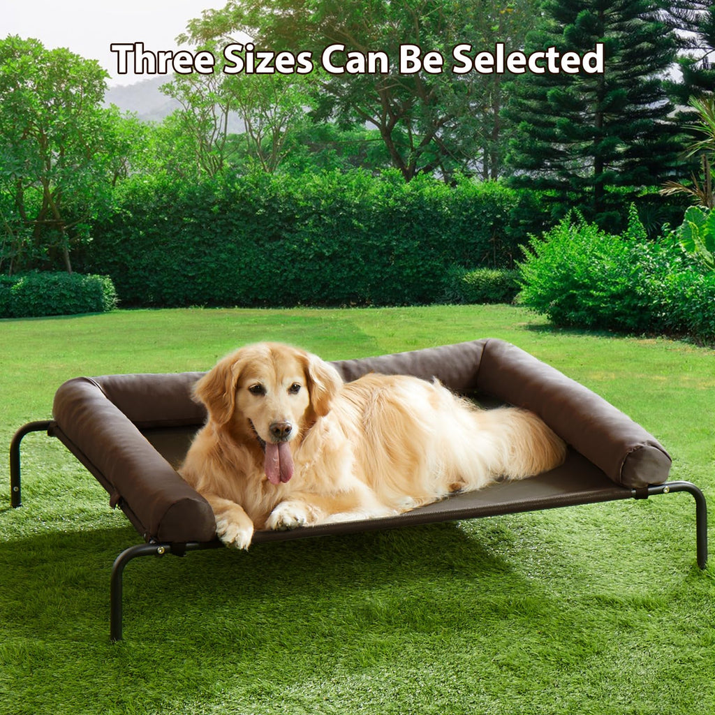 RRPETHOME — Cama Elevada Refrescante con Malla Transpirable y Patas Antideslizantes para Perros Grandes