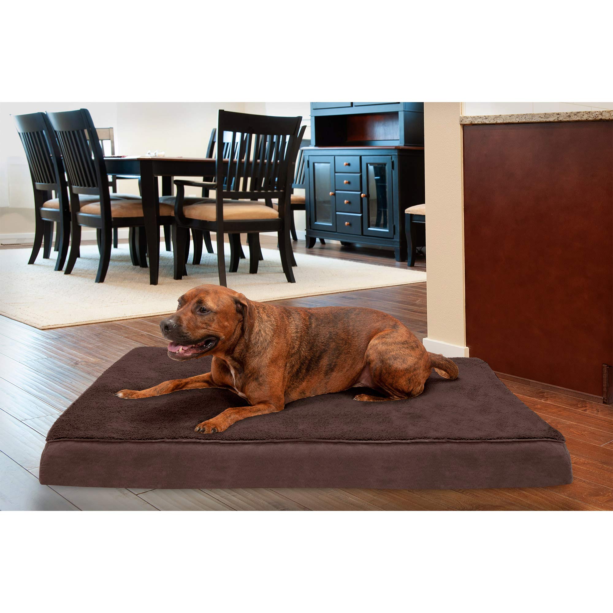 Furhaven — Cama Ortopédica con Cubierta Lavable y Desmontable para Perro