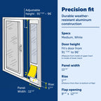 PetSafe Doggy Door — Puerta para Perros en Puertas Corredizas de Vidrio con Altura Ajustable