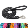 ZALER — Correa de Cuerda Reflectante con Mosquetón para Perros Medianos y Grandes