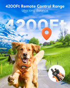 SLOPEHILL — Collar de Entrenamiento con Control Remoto para Perro con 5 Modos: Vibración, Beep, Descarga, Luz y Modo Sin Descarga