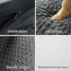 BFPETHOME — Cama Ortopédica Impermeable Estilo Sofá con Cubierta Lavable y Base Antiderrapante para Perros