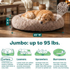 FurHaven Calming Cuddler — Cama Donut Calmante de Peluche para Perros y Gatos
