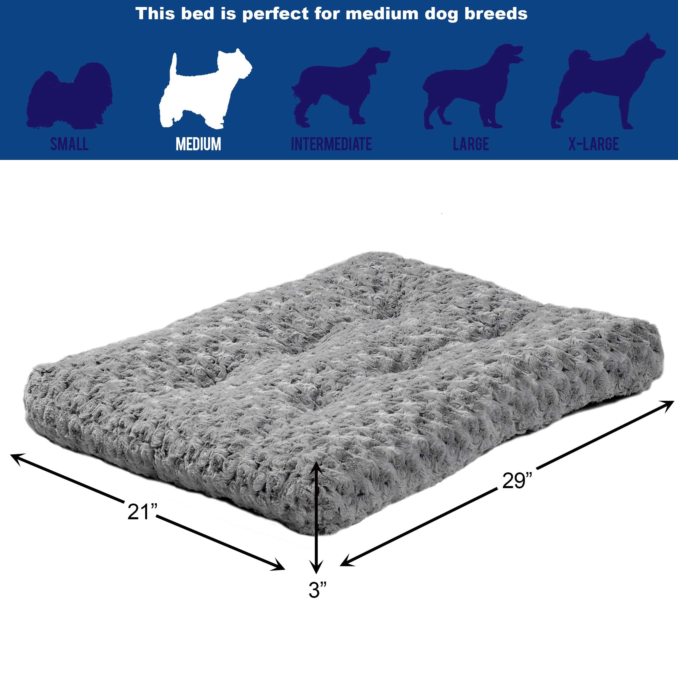 Midwest Homes for Pets Deluxe — Cama Super Suave para Perro y Gato, Compatible con Jaulas, Lavable en Lavadora