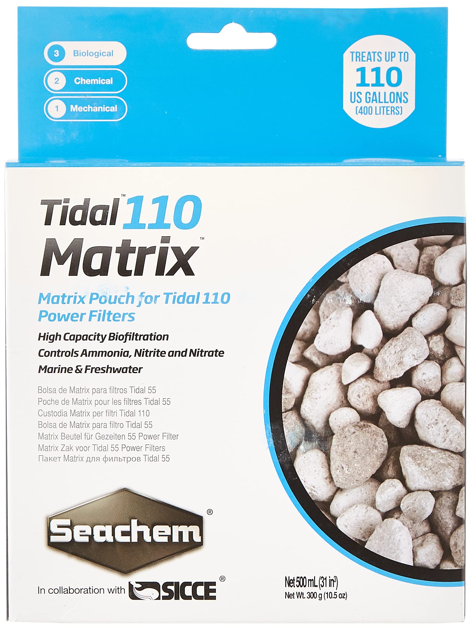 Seachem Matrix — Medio Filtrante Biológico de Alta Capacidad para Acuario