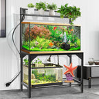 SFESGRER — Soporte para Acuario de 150-190 Litros con Estación de Carga — Mueble Metálico Resistente para Pecera o Terrario de Reptiles