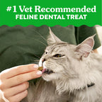Greenies Feline — Premios Dentales Naturales para Gato Adulto, Sabor Atún Tentador