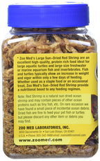 Zoo Med Sun-Dried Red Shrimp — Camarones Secados al Sol para Tortugas Acuáticas y Peces de Acuario