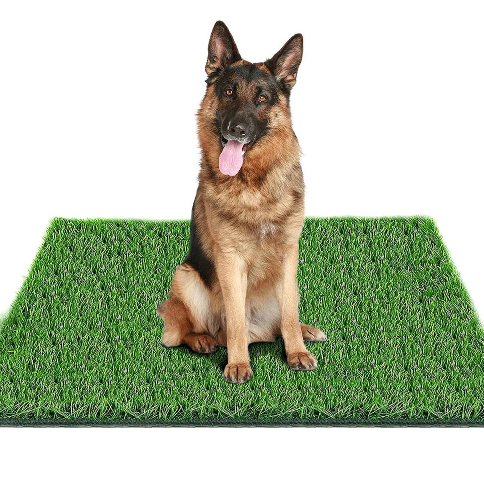 Fortune-star — Tapete de Pasto Artificial Reutilizable para Entrenamiento de Baño para Perros, Uso Interior y Exterior