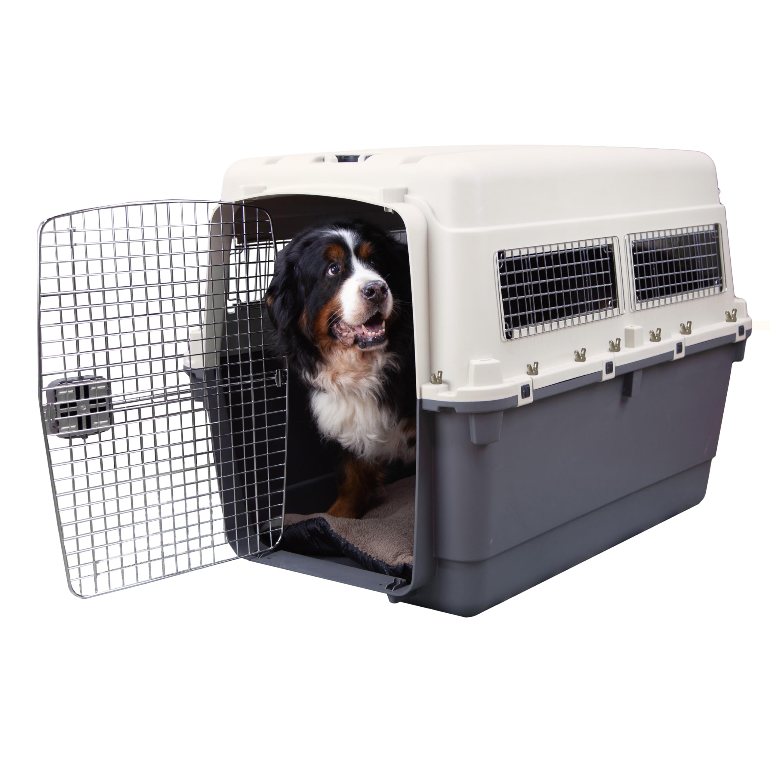 SportPet — Kennel de Viaje Certificado por Aerolíneas con Comederos para Perros y Gatos