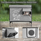 Casa para Gatos de Exterior — Refugio Impermeable Térmico para Gatos Callejeros y Domésticos