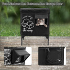 Casa para Gatos de Exterior — Refugio Impermeable Térmico para Gatos Callejeros y Domésticos