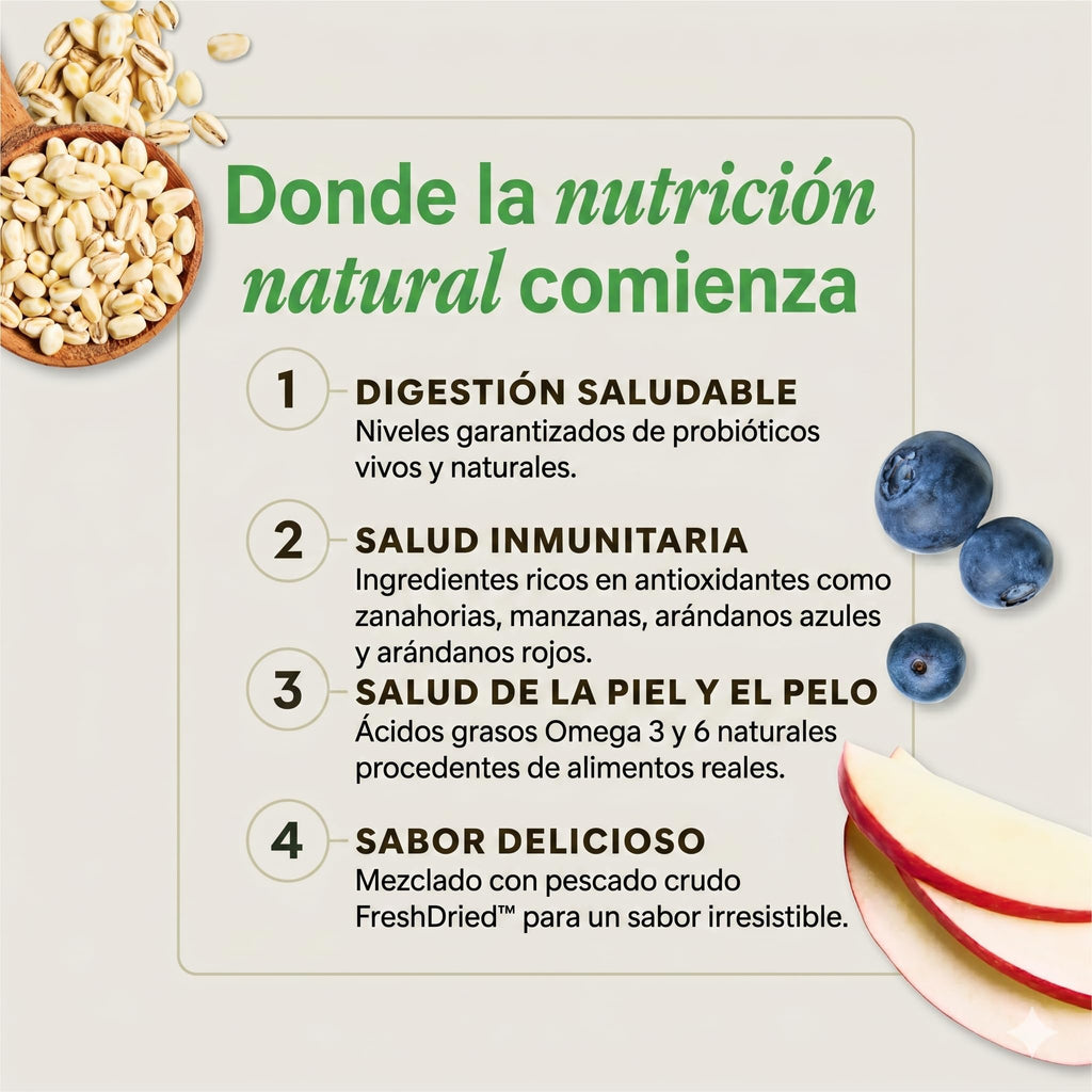 Instinct Be Natural Alimento Seco para Perros con Pollo Real y Arroz Integral — Croquetas con Cobertura de Raw Congelado, Bolsa 25 lb (11.3 kg)